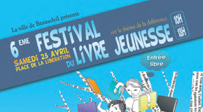 6E FESTIVAL DU LIVRE JEUNESSE DE BEAUSOLEIL – 24>25/04